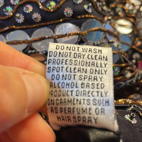 Scala woman’s beaded silk dress - Picture 11 of 13